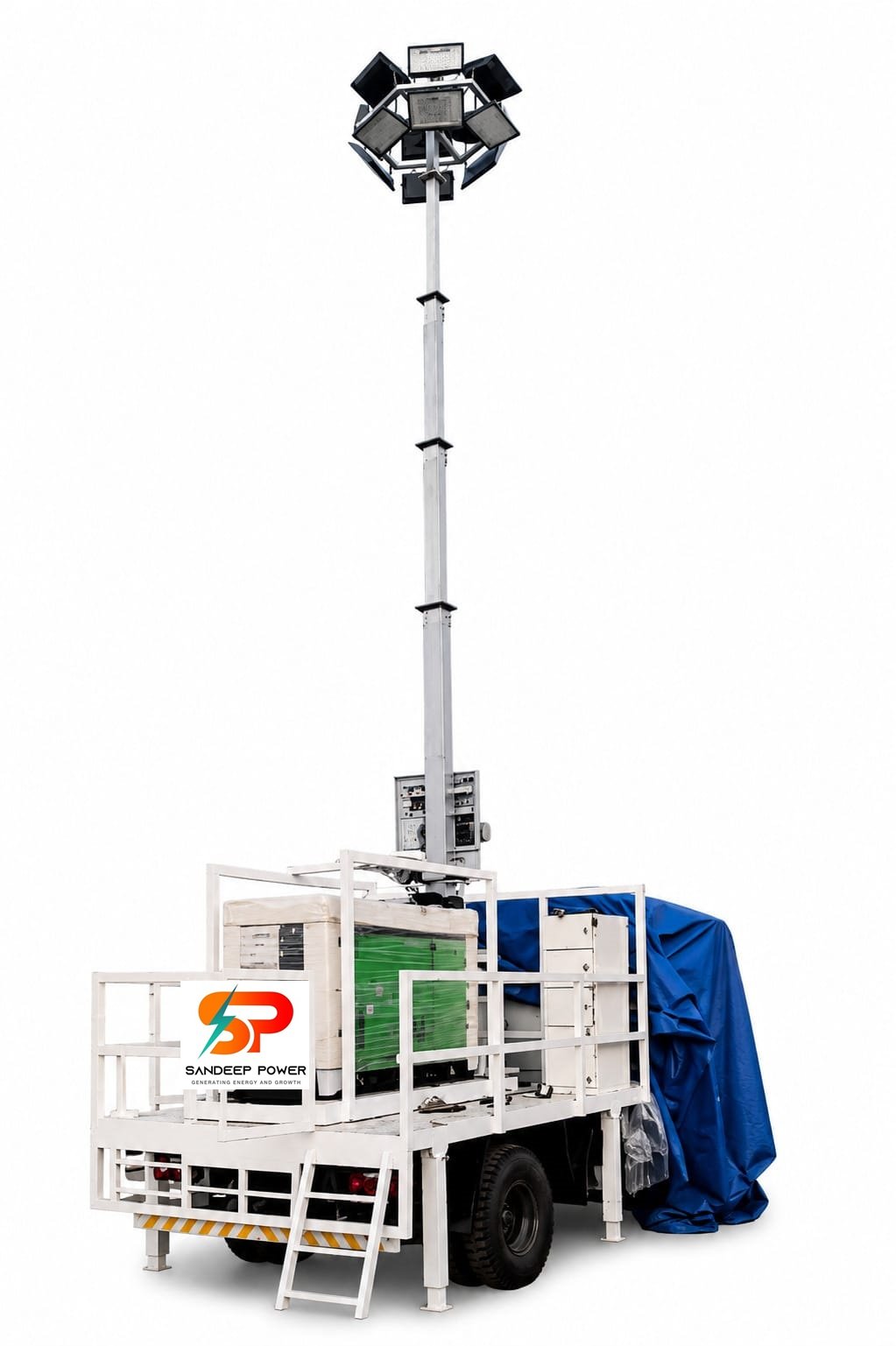 Hybrid Mobile Lighting Tower