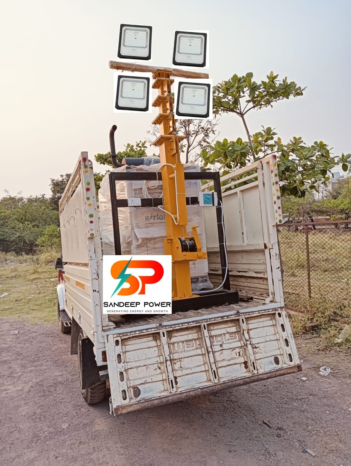 Vehicle Mounted Mobile Lighting Tower